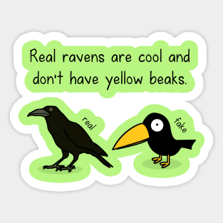 Ravishing raven Sticker